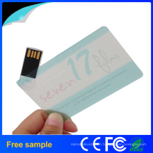 New Arrival Transparent Custom Logo Card USB Pen Drive